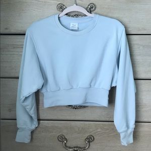Aritzia Airy Fleece Perfect Shrunken Sweatshirt